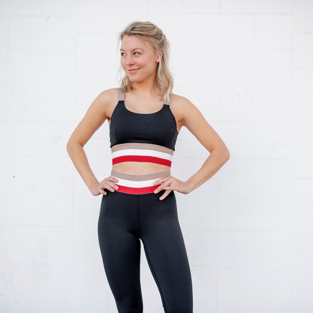 Cherry Tricolor Leggings